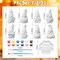 8 Pcs Fall Gnome Ceramics to Paint Pumpkin Ready to Paint Your Own Ceramic Gnome